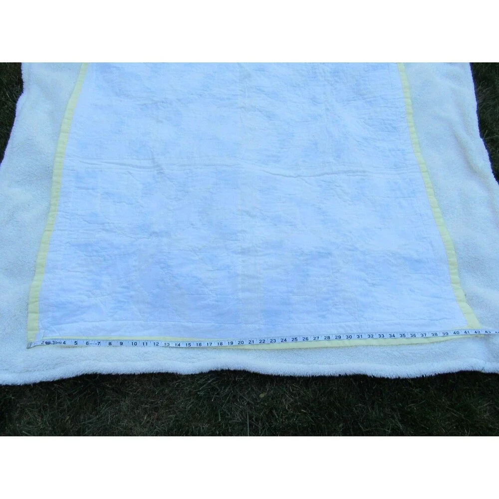 Quilt Doll Making Pattern Handmade Joycer Baby Blanket Yellow Washable VTG Retro